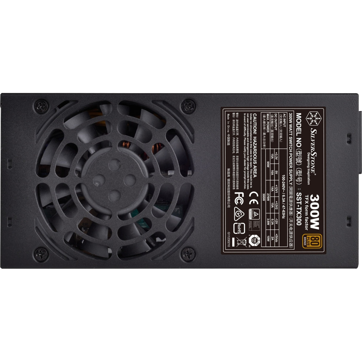 Alimentation Silverstone tfx tx300 300 watts (noir)