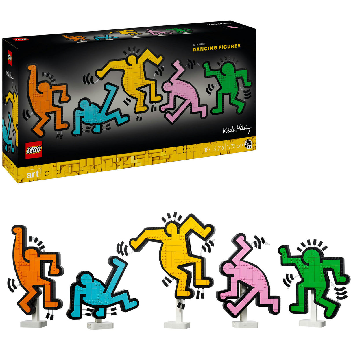 Lego 31216 art Keith Haring-figurines dansantes