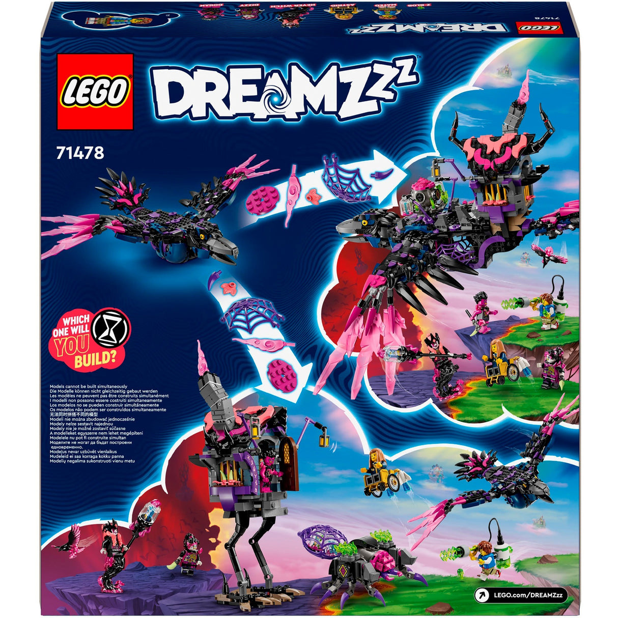 Lego dreamzzz 71478 le corbeau de minuit de la sorcière du Nether