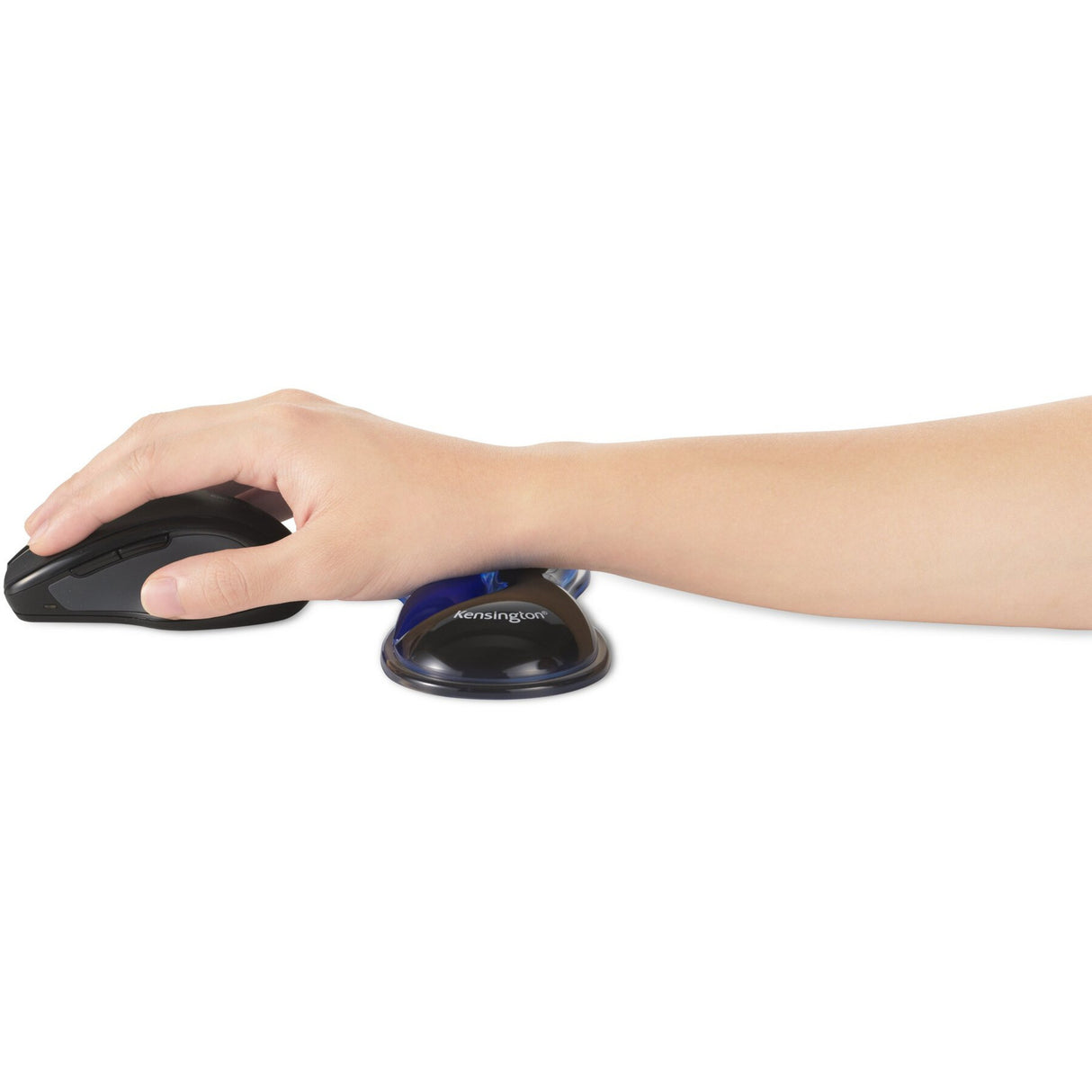 Kensington slim duo gel souris trackball repose-poignet support de poignet (bleu noir)