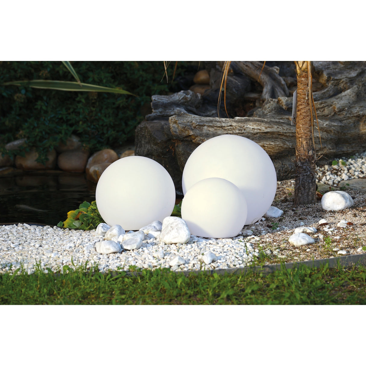 Lampe LED Ubbink multibright à flotteur solaire 25 LED