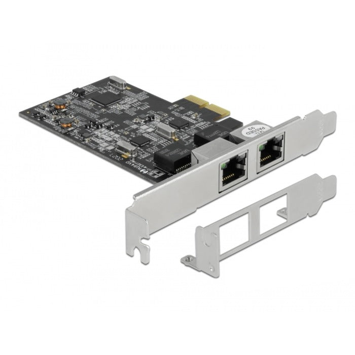Dellock Dellock PCI Express X2 Carte à 2x RJ45 2,5 Gigabit Lan R