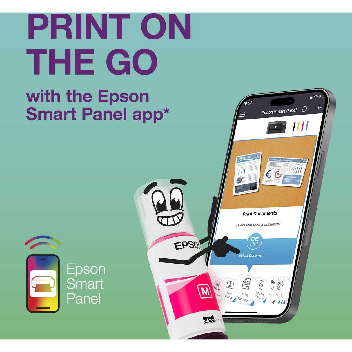 Epson Ecotank ET-2850 A4 Imprimante Wi-Fi multifonctionnelle