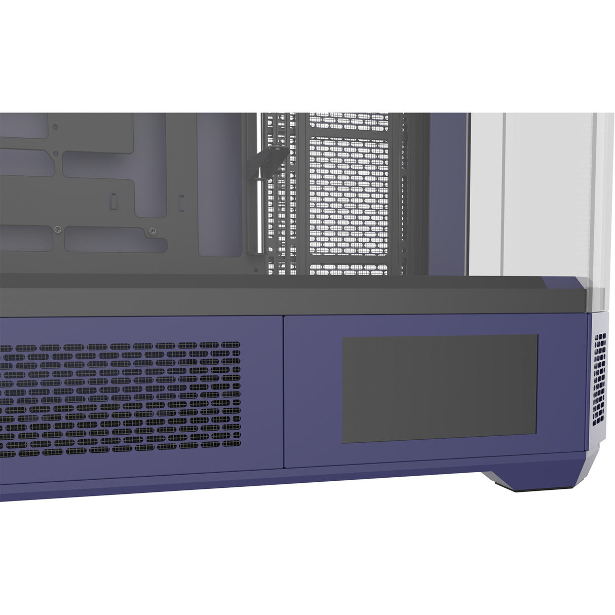 Thermaltake view 600 tg future dusk big tower behuizing (paars zwart | 2x usb-a | 1x usb-c | tempered glass)