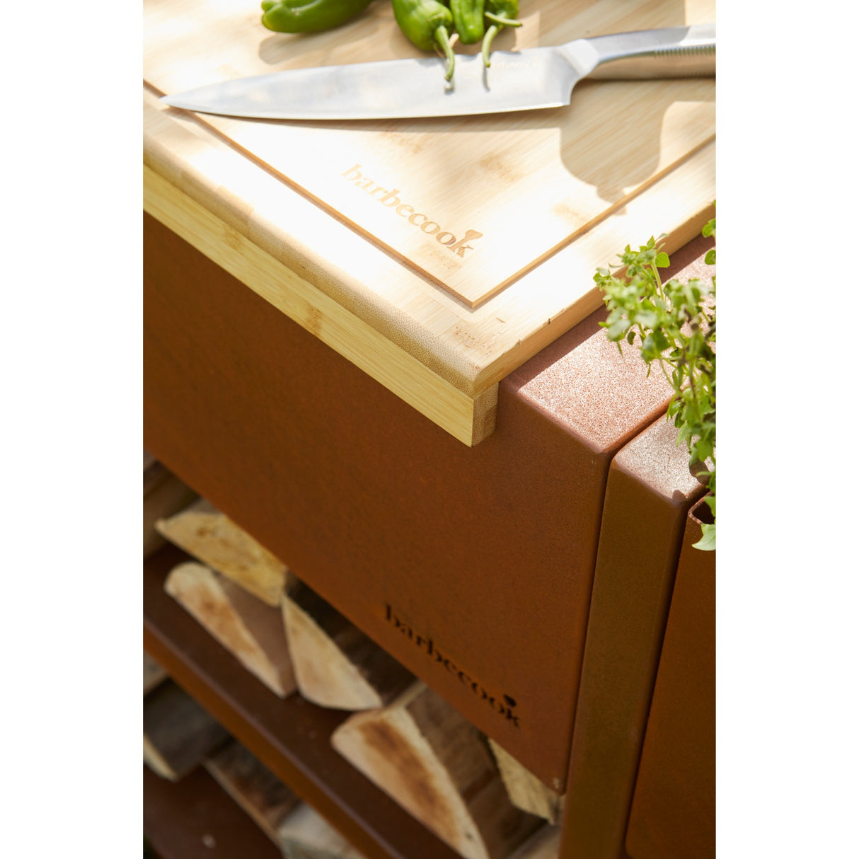 Barbecook Nestor Buddy de table en acier corten