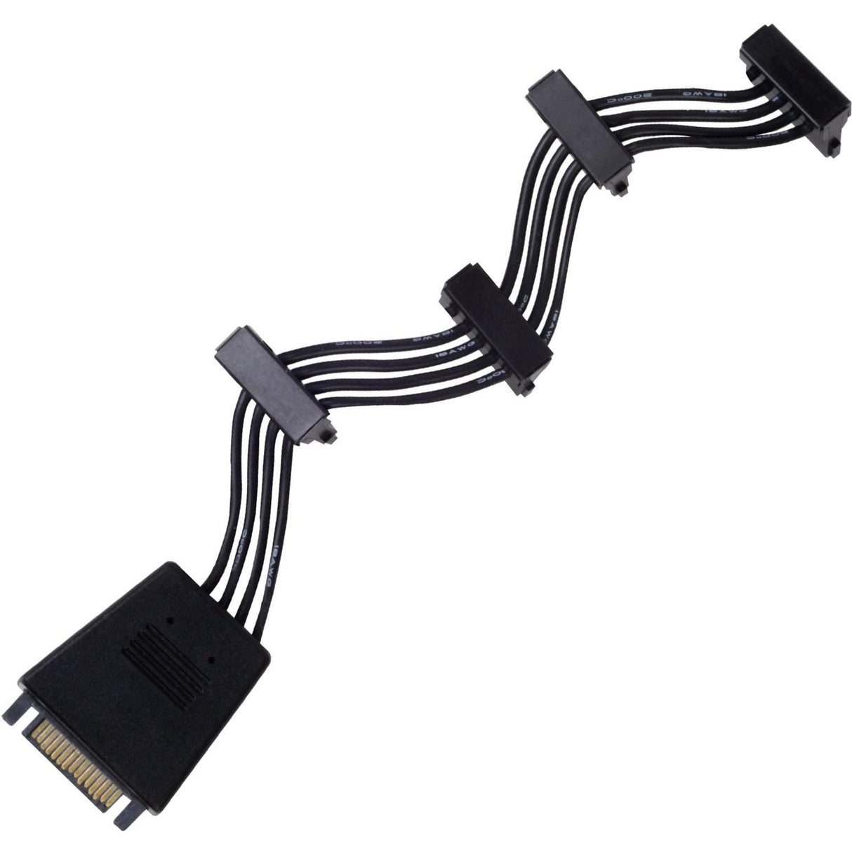 Silverstone sst-cp06-e4, 1x câble SATA 15 broches > 4x câble SATA 15 broches