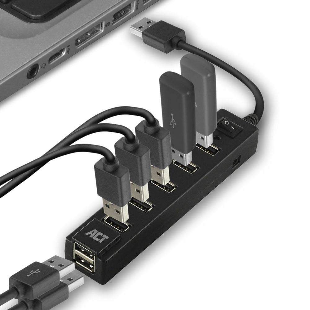 Acte hub USB ac6215 noir