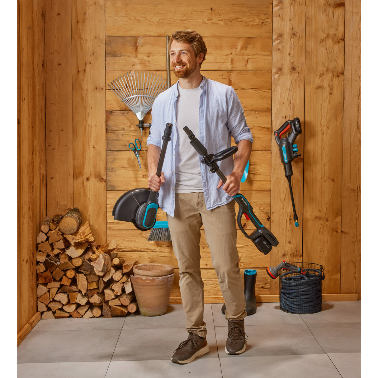Gardena tondeuse powertrim 3018v p4a solo