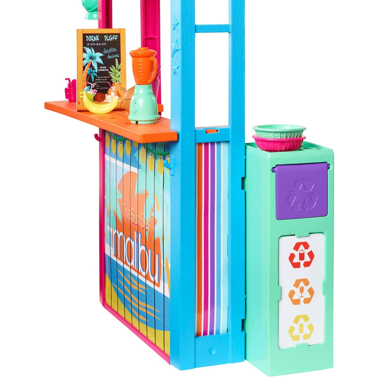 Mattel aime la cabane de la plage de l'océan