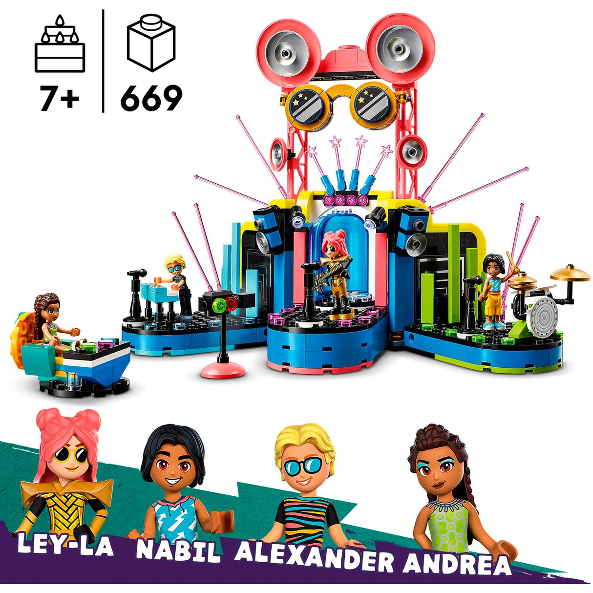 Lego Friends - Jouet de construction pour spectacle de talents musicaux de Heartlake City (42616)