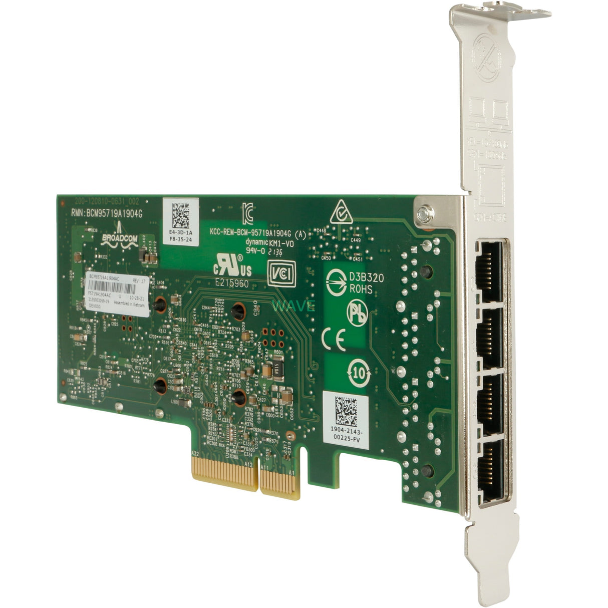 Adaptateur réseau Broadcom netxtreme 4x 1GBe