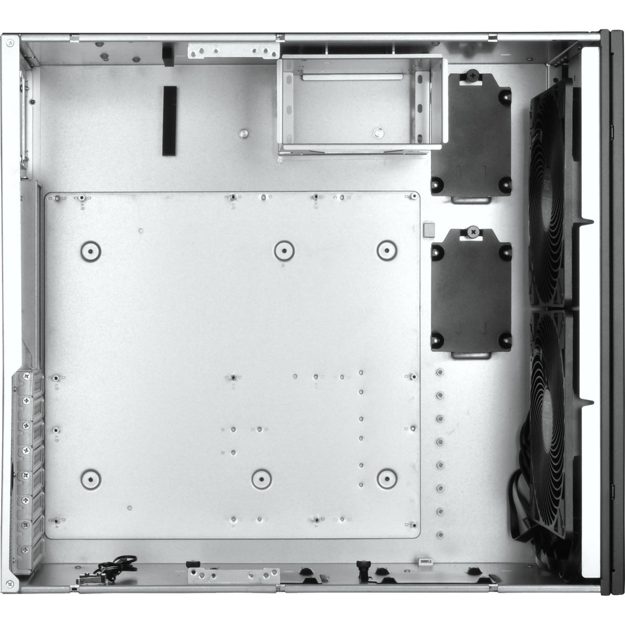 Boîtier rack Silverstone RM51 (noir | 5h | 2x USB-A | 1x USB-C)
