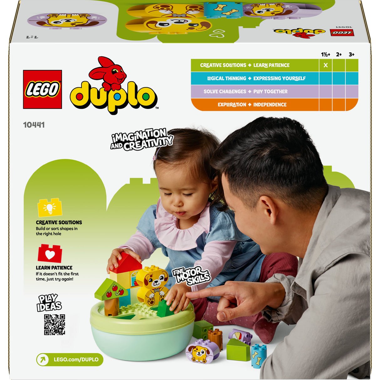 Lego duplo 10441 maison pour chiots trieuse de formes