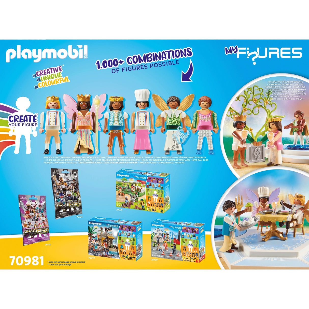 Figurines Playmobil - mes figurines : jouets de construction danse magique (70981)
