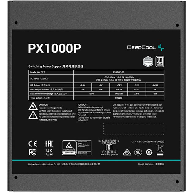 Deepcool px-p 1000w platine