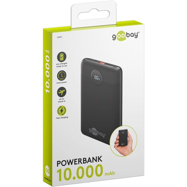 Goobay Powerbank compacte 10 000 mAh
