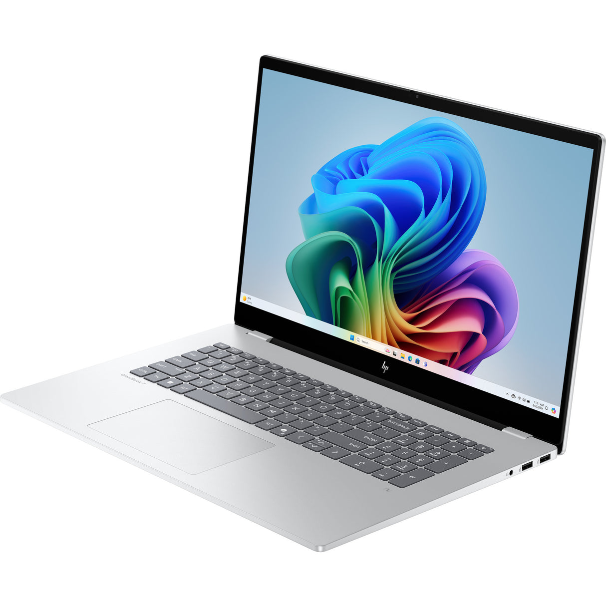 Hp omnibook 7 ngai 17-dc0050nd 17.3 copilot + ordinateur portable (argent | core ultra 5 226v | intel arc 130v | 16 go | SSD 512 go | tactile)