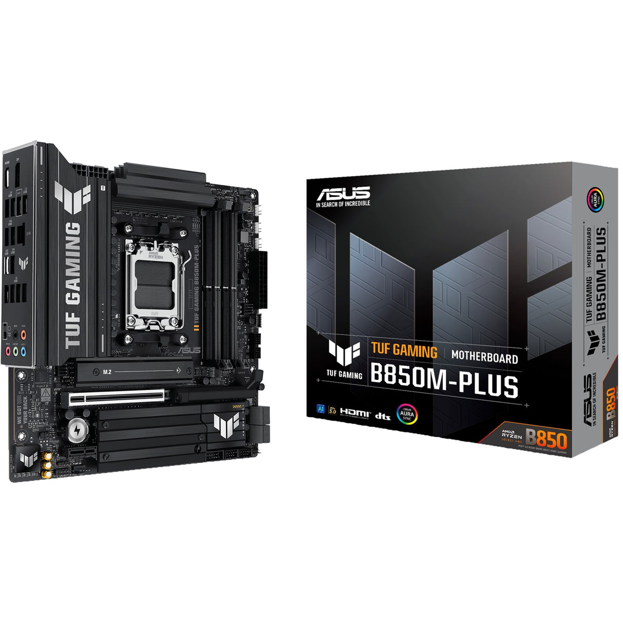 Carte mère Asus tuf gaming b850m-plus socket am5 (2,5 gbe-lan, son, µatx)