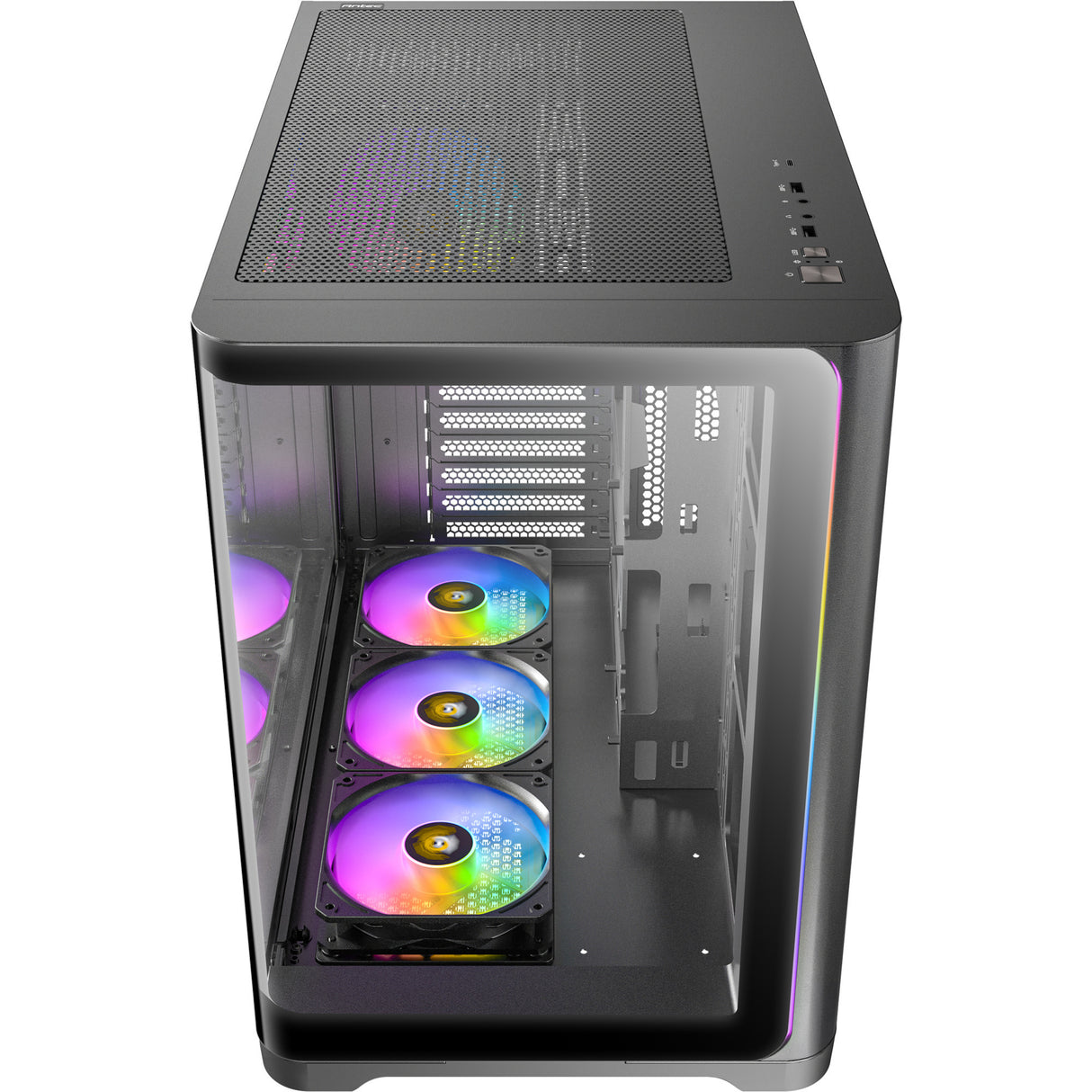 Boîtier tour midi Antec C5 Curve ARGB (noir | 2x USB-A | 1x USB-C | verre trempé)