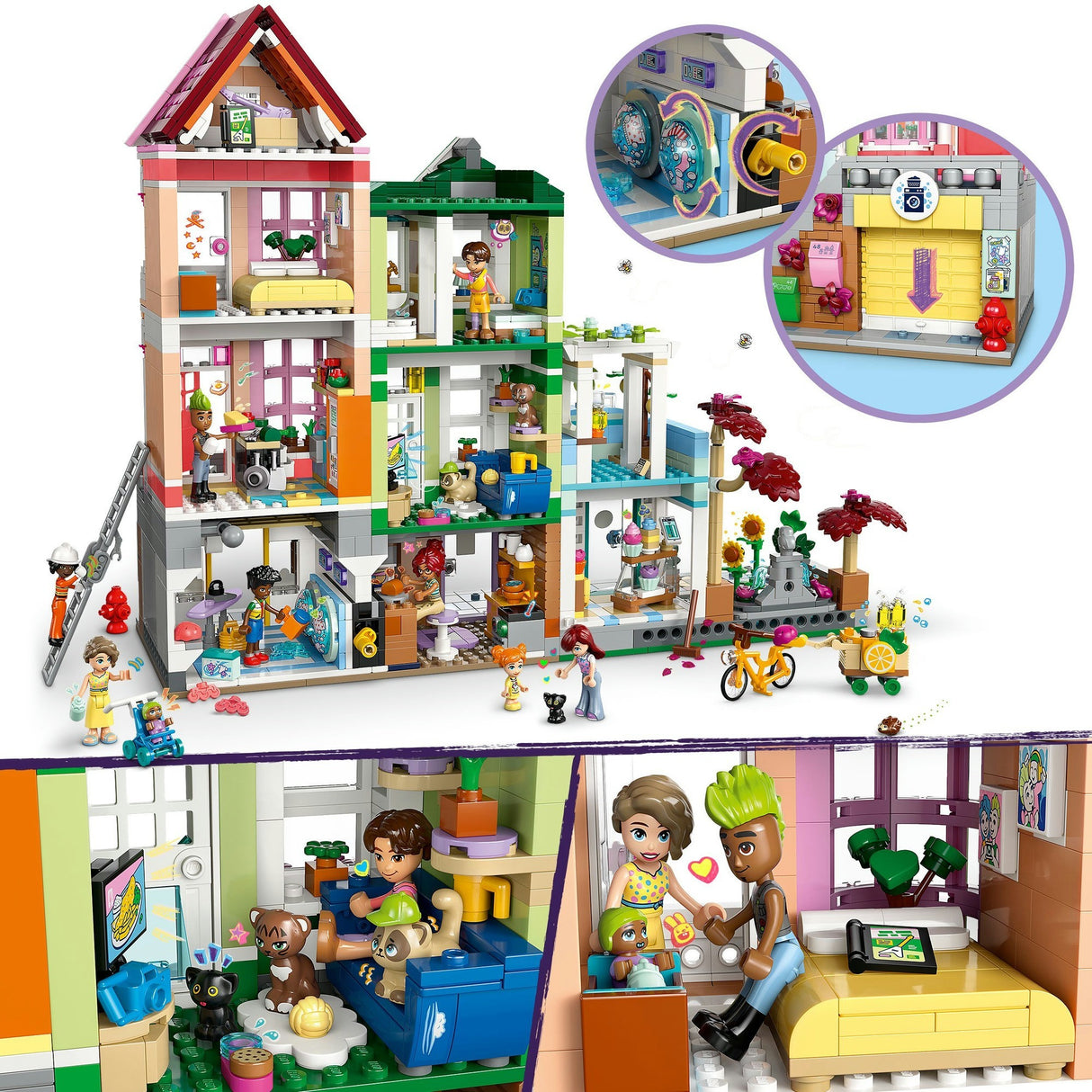 LEGO Friends 42670 Appartements et magasins de Heartlake City