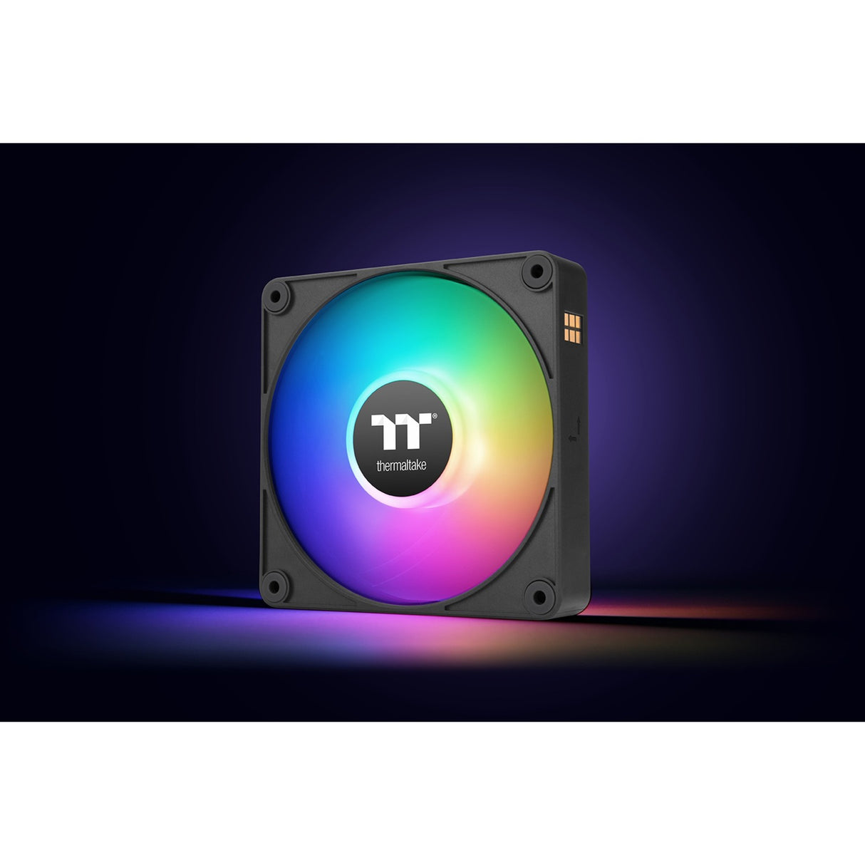 Thermaltake ct120 ex reverse argb sync pc cooling fan (3-fan pack) case fans (zwart, 3 stuks, 120 x 120 x 25 mm, pwm)