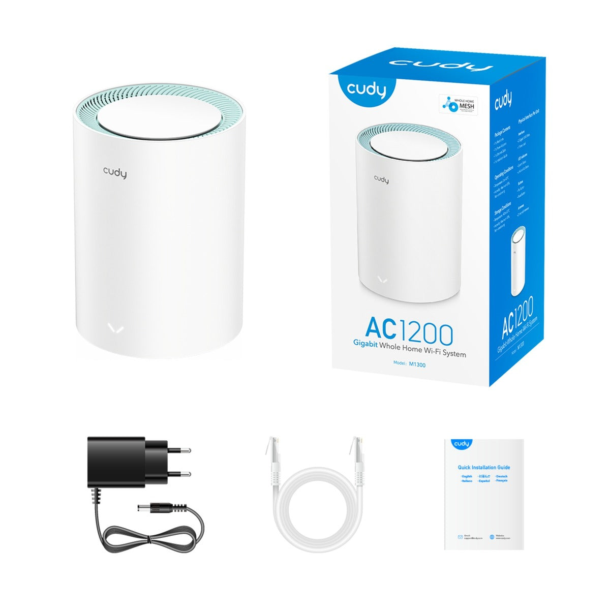 Système Wi-Fi maillé gigabit Cudy ac1200 (paquet de 1)