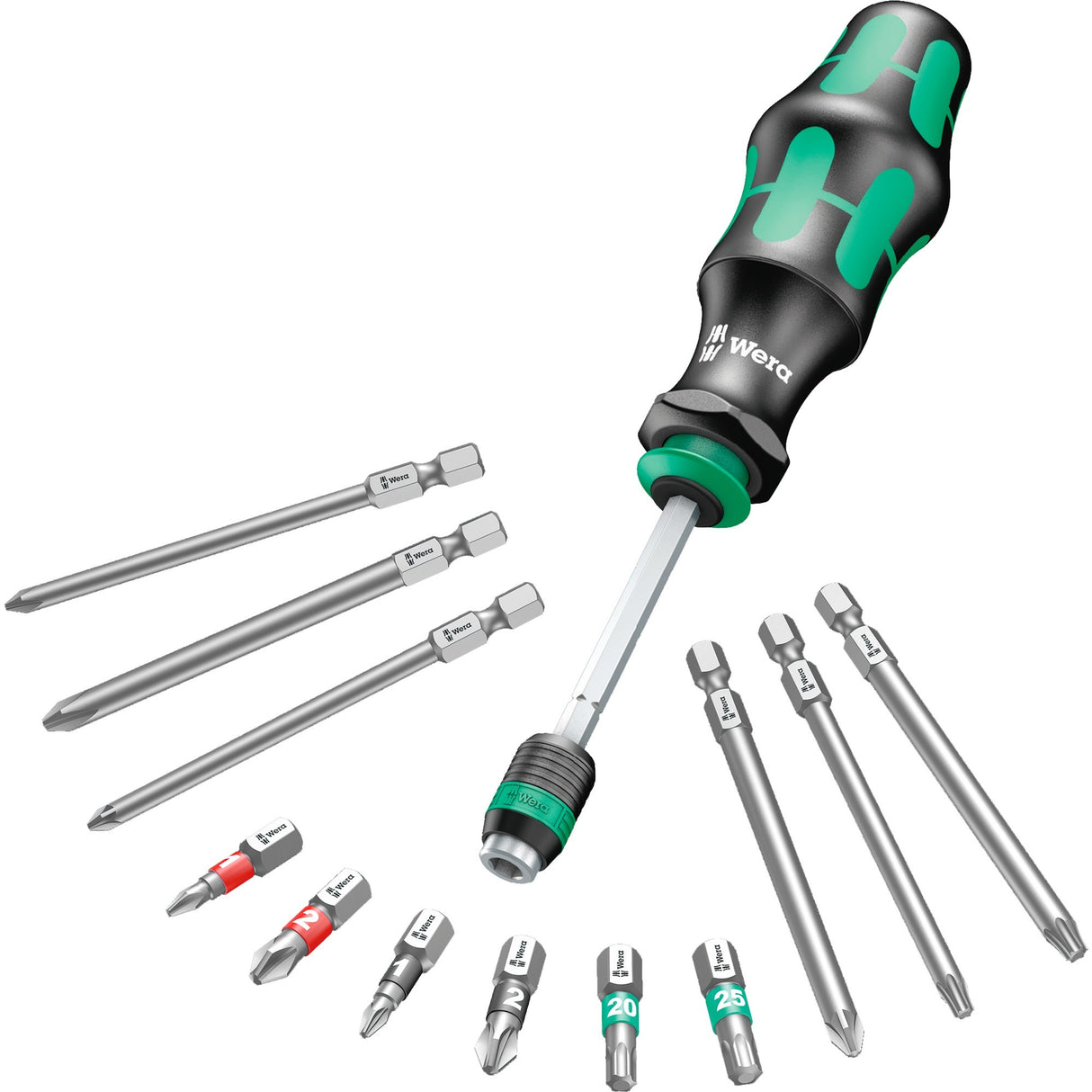 Wera kraftform compact 20 jeu de tournevis jeu de tournevis kraftform compact 20