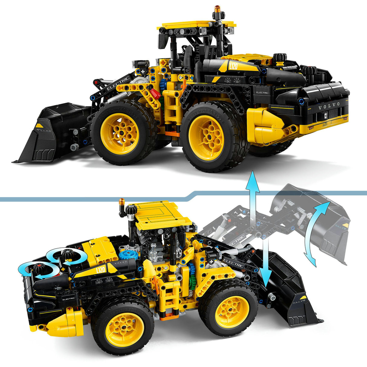 Lego technic 42209 chargeuse sur pneus électrique volvo l120