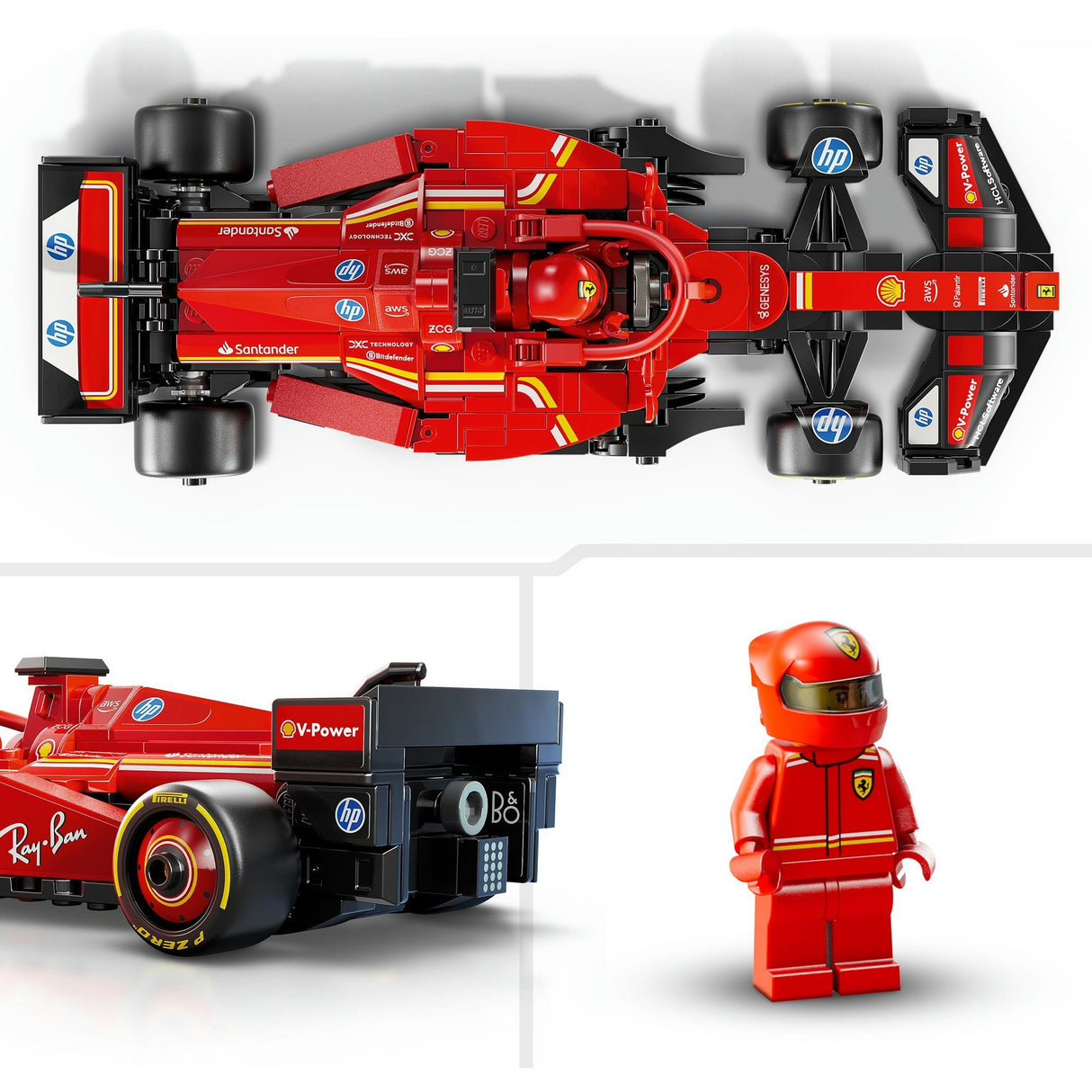 Lego Speed Champions 77242 Ferrari SF-24 Voiture de course F1