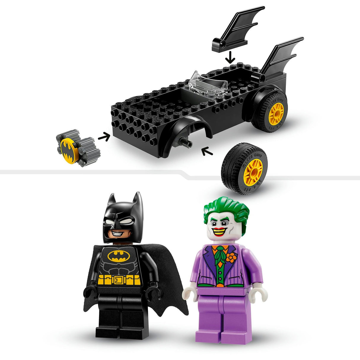 Lego DC Super Heroes - Batmobile Chase : Batman contre le joker (76264)