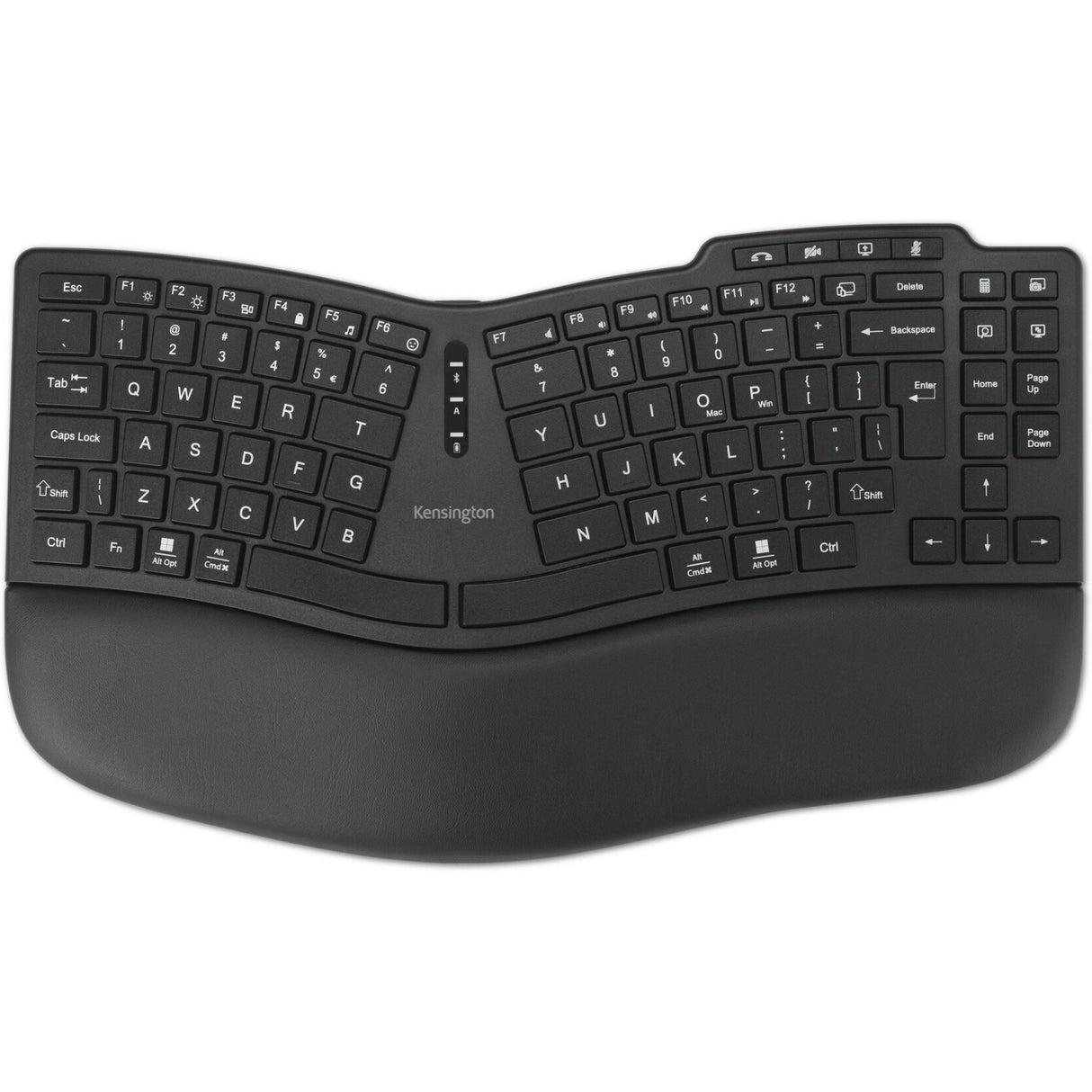 Kensington pro fit ergo kb675 eq tkl clavier rechargeable (noir, disposition ue (qwerty), membrane, 80% (tkl), bluetooth, 2.4 ghz)
