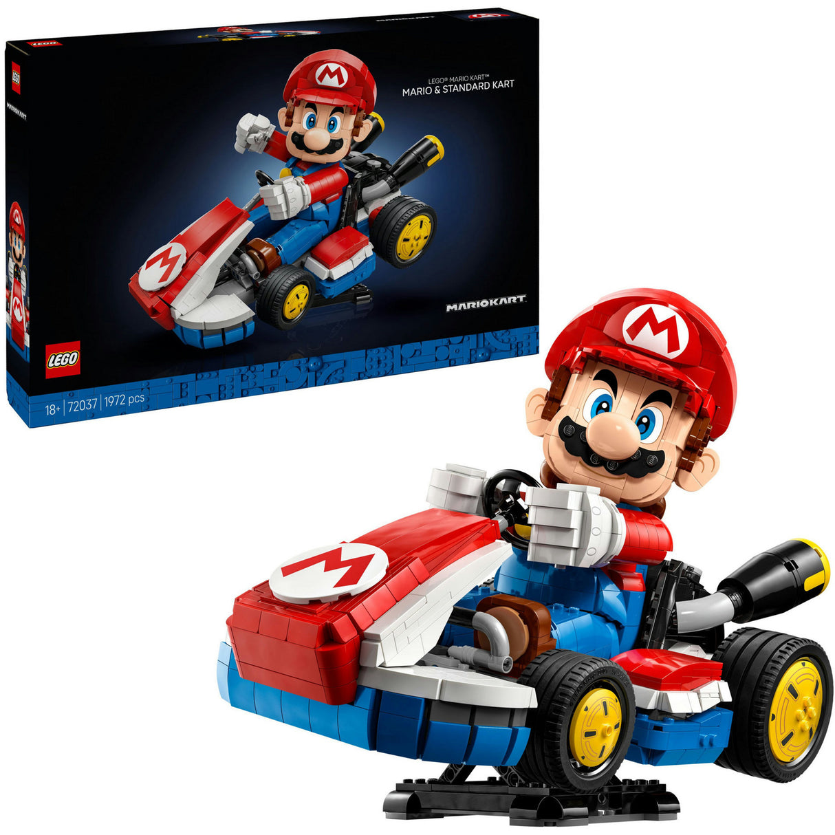 Lego super mario 72037 mario kart mario et kart standard