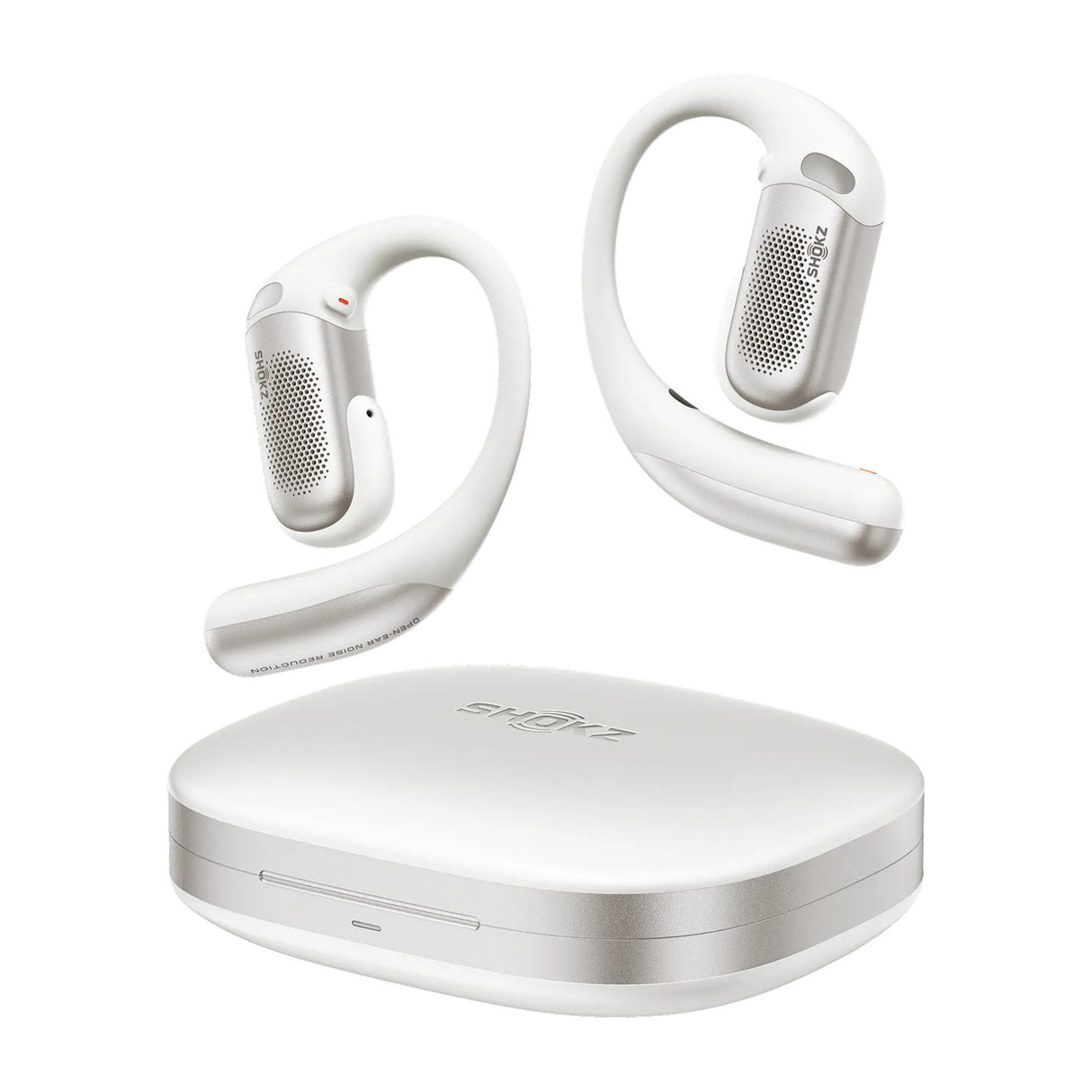 Shokz openfit pro open-ear hoofdtelefoon (wit)