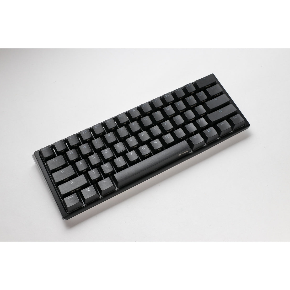 Clavier mécanique mini RVB classique Ducky One 3 (noir, disposition américaine (qwerty), marron cerise mx, 60 %, LED RVB, pbt double-shot, échangeable à chaud, mécanique charlatan)
