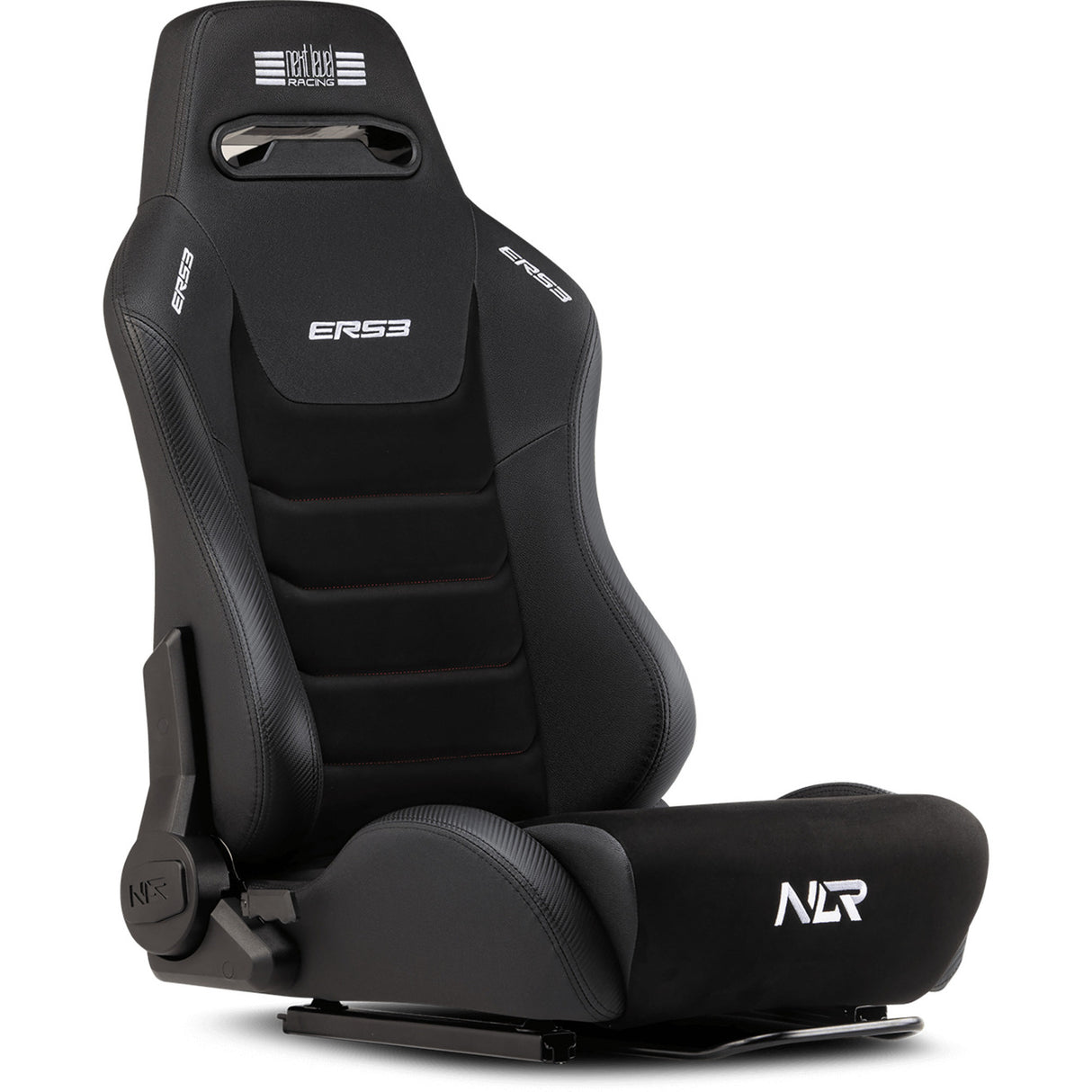 Siège inclinable Next Level Racing ers3 Elite - Chaise de jeu en cuir PU et daim (noir)