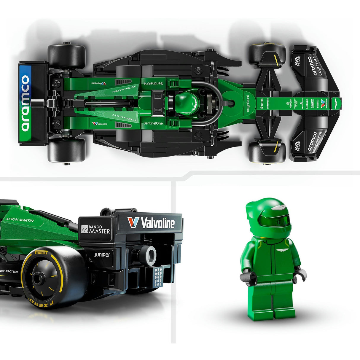 Lego 77245 Speed Champions La voiture de course Aston Martin Aramco F1 AMR24