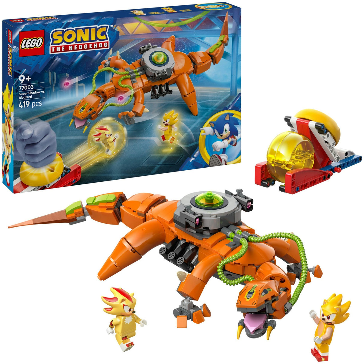 Lego Sonic the Hedgehog 77003 Super Shadow contre le biolézard