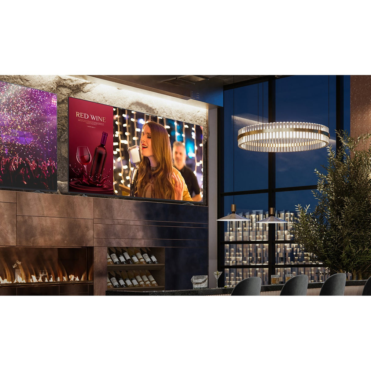 50un640s uhd tv signage 50 moniteur uhd 4k (bleu, 3x hdmi, usb-a, wlan, bt, lan, hdr10)