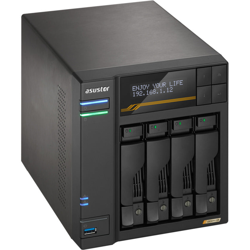 Casiers Asustor 4 as6804t nas (noir)