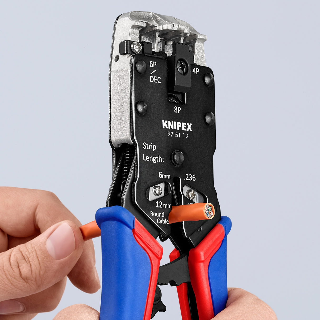 Knipex Krimpang pour les plugs occidentaux 975112