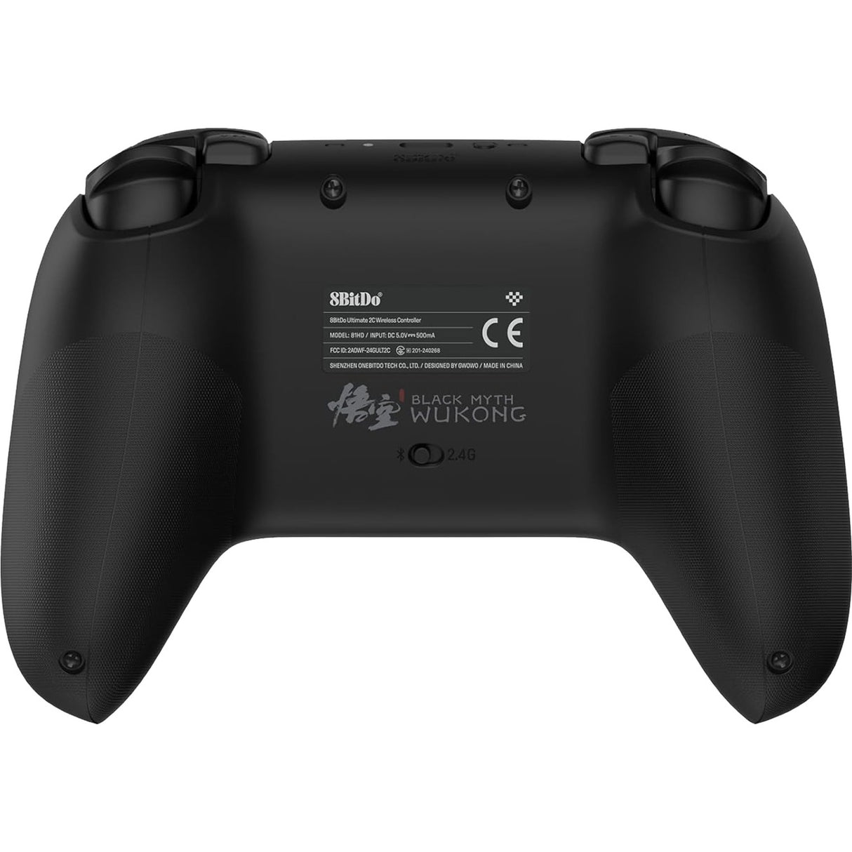 8bitdo ultime 2c sans fil - mythe noir : manette de jeu wukong (noir rouge)