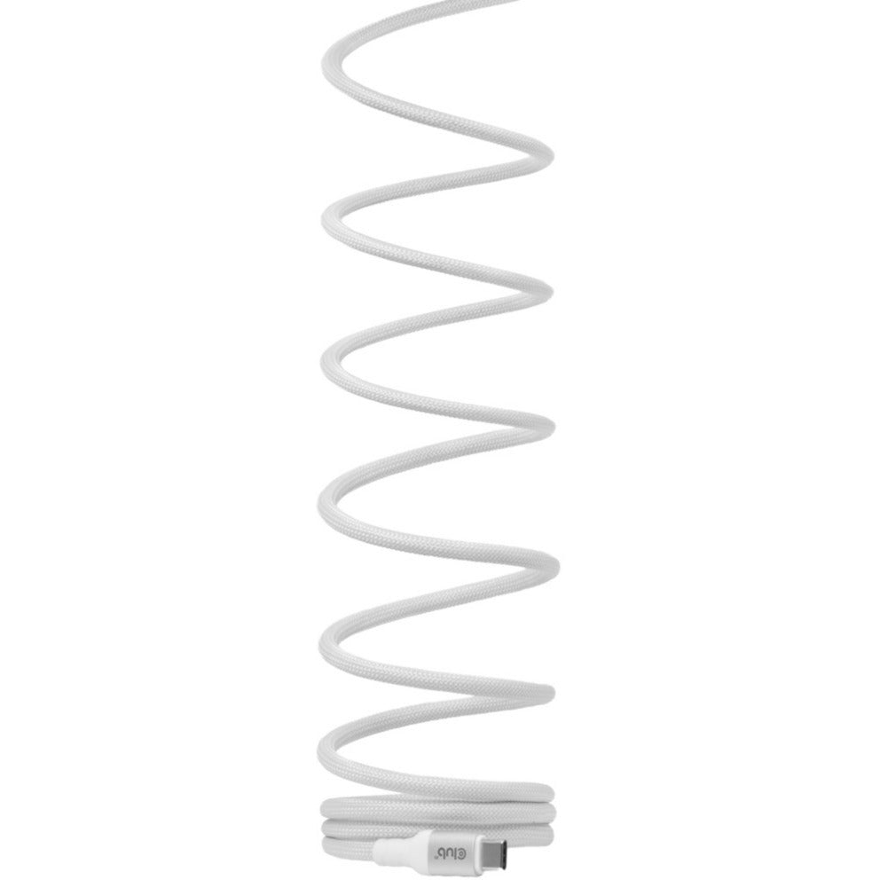 Bobine magnétique Club 3D USB-C 240 W PD3.1 câble blanc, câble de 2 mètres (blanc)