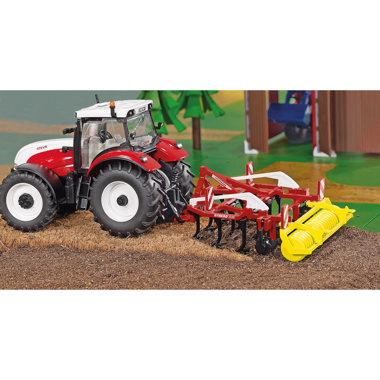Siku Farmer - Cultivateur Pöttinger Synkro modèle véhicule (échelle 1:32)