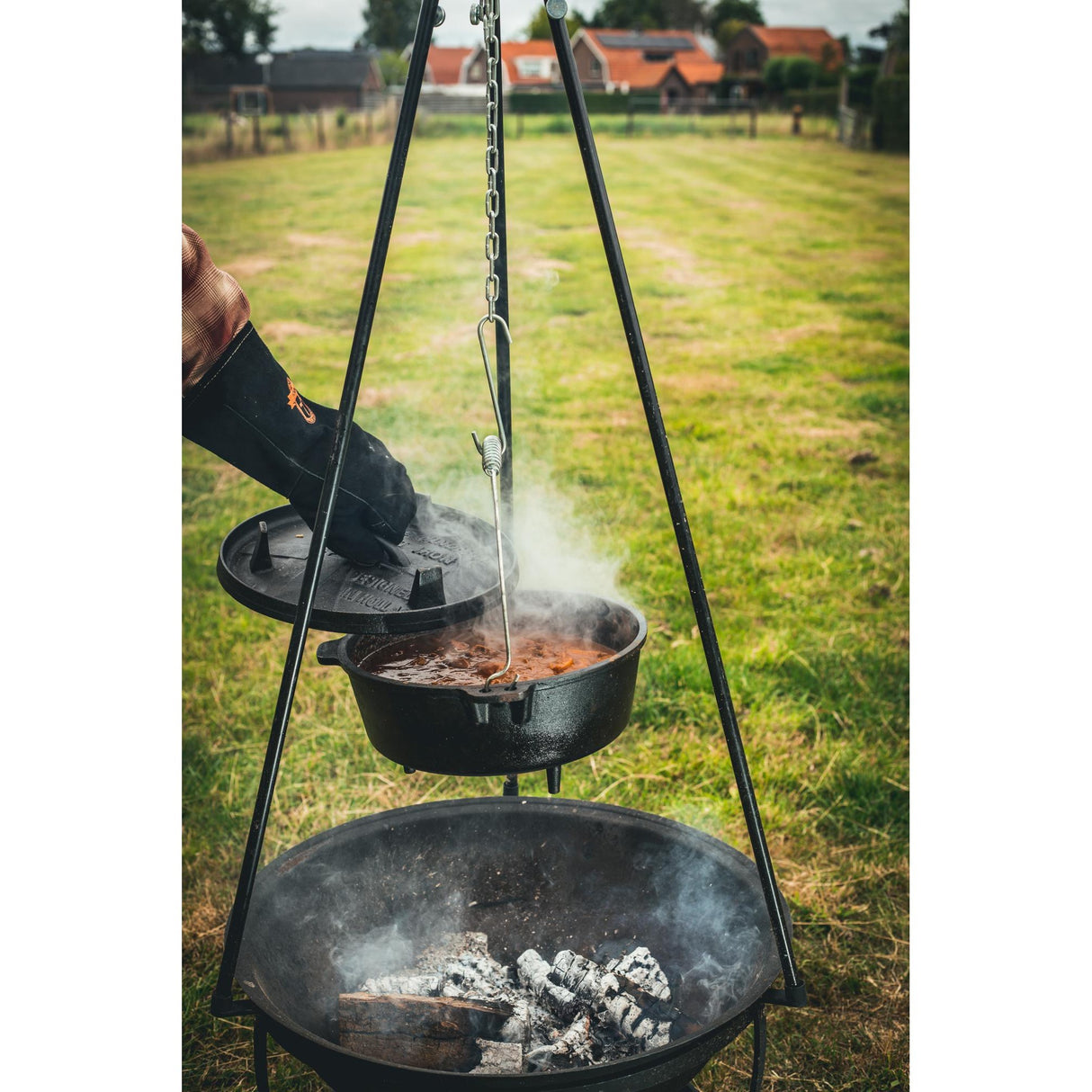 The Windmill Dutch Oven Poêle de cuisson 6 qt (noir, ø 31,5 cm | 5,9 litres)