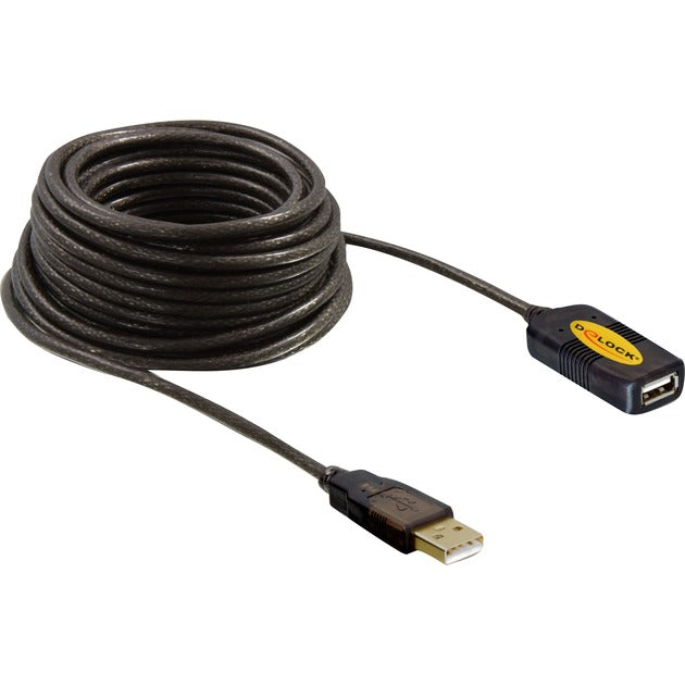 Delock Câble d'extension USB 2.0 (noir, 10 mètres)