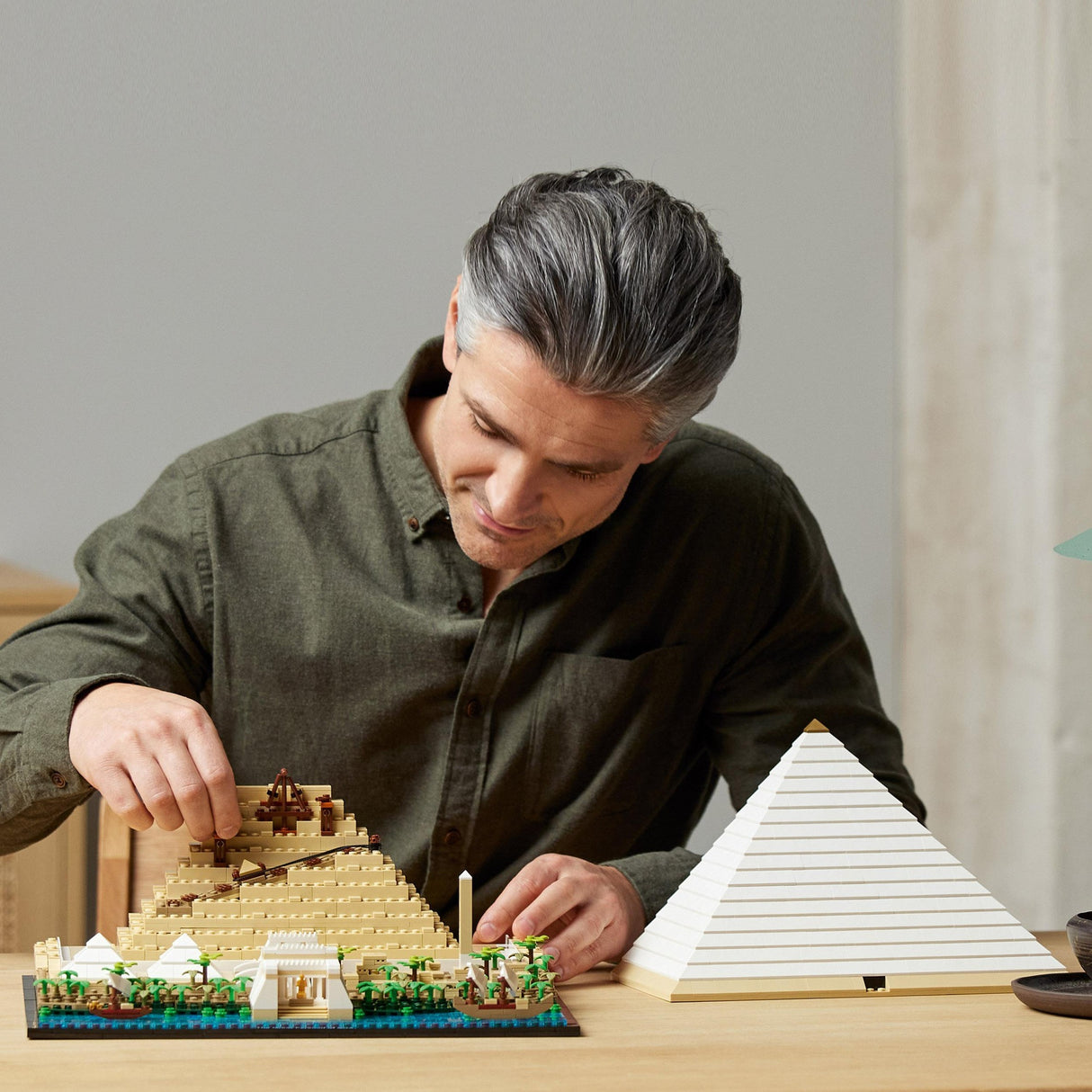 Architecture Lego - jouet de construction la grande pyramide de Gizeh (21058)