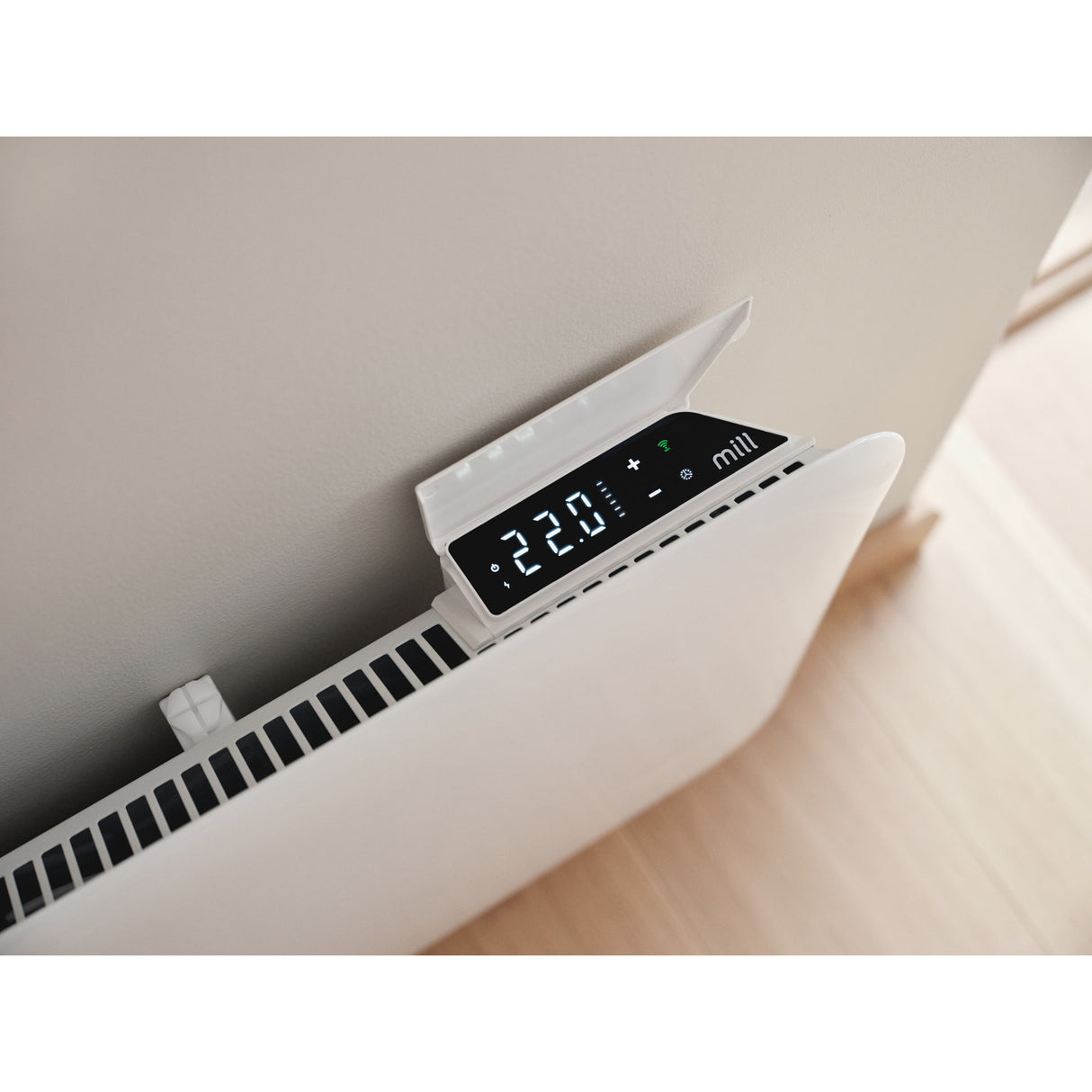 Panneau chauffant wifi Mill steel pa1300wifi4, convecteur 1300 watts (blanc, wifi 2,4 ghz (wifi 6), bluetooth 5.2, zigbee 3.0 + app)