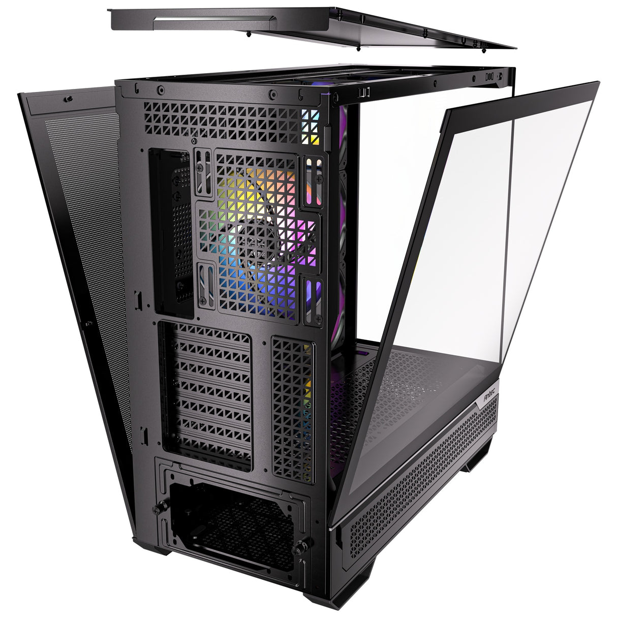 Boîtier tour midi Antec c7 argb (noir | 2x USB-A | 1x USB-C | verre trempé)