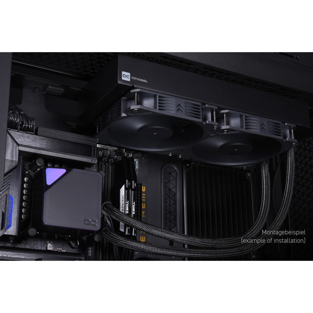 Alphacool core ocean t38 360 waterkoeling (zwart)