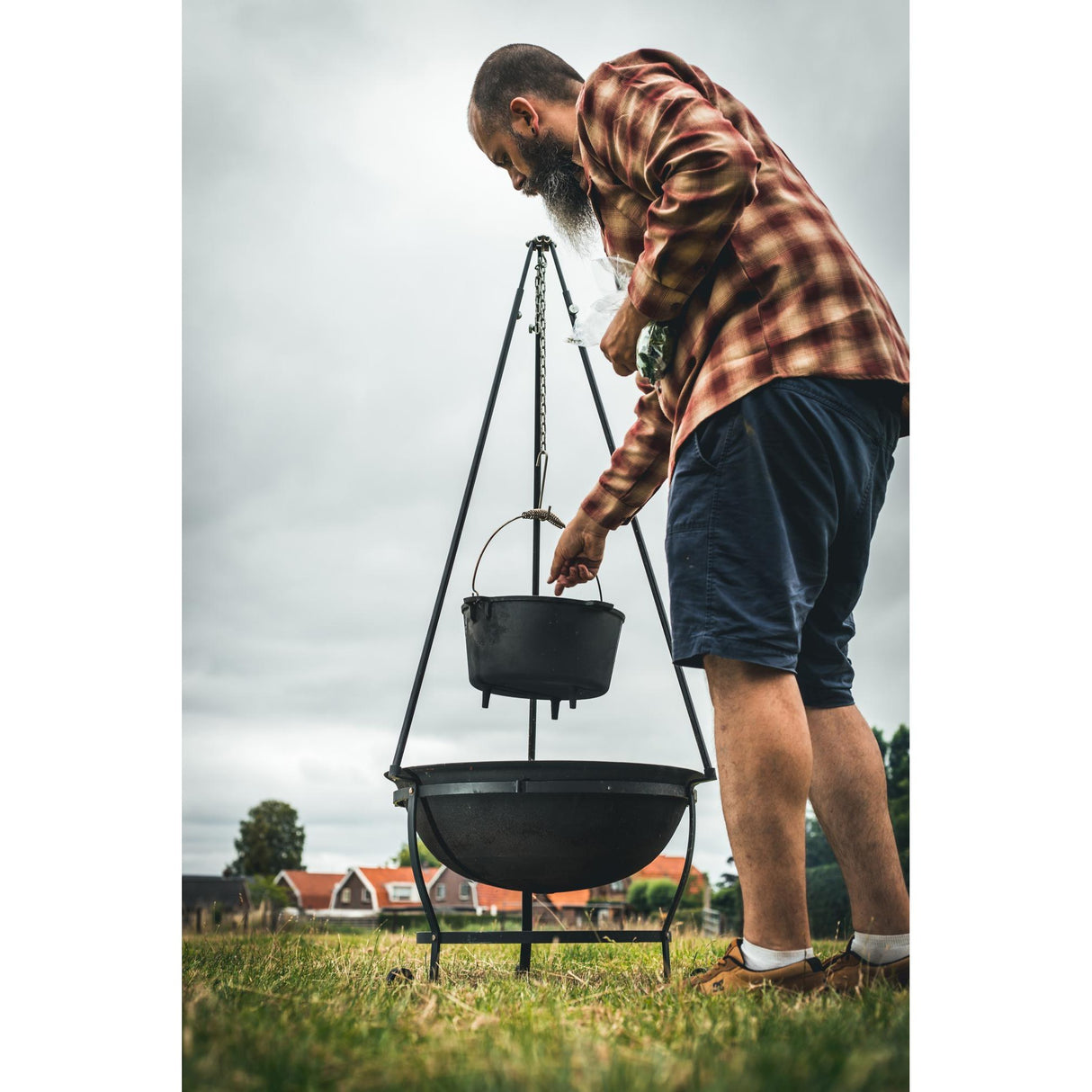 The Windmill Dutch Oven Poêle de cuisson 9 qt (noir, ø 31,5 cm | 8,5 litres)